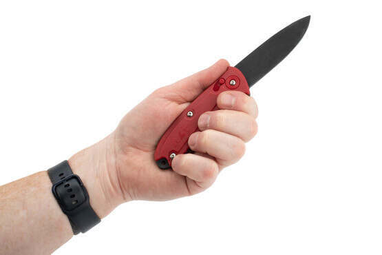 NLT SIRT Training knife features a highly visible red handle with flexible rubber blade that bends to minimize harm.